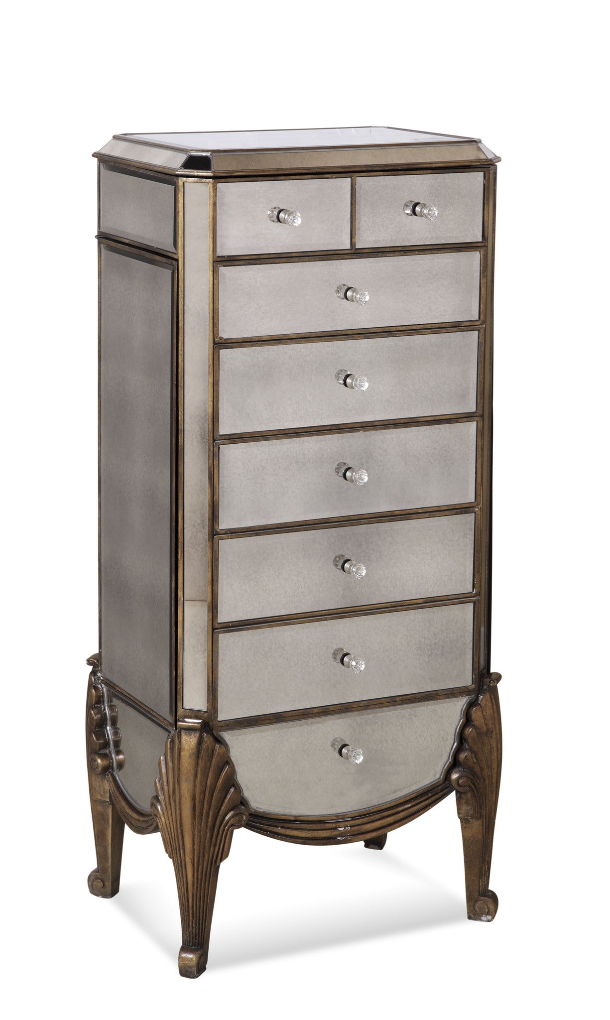 Claire Mirrored Jewelry Armoire