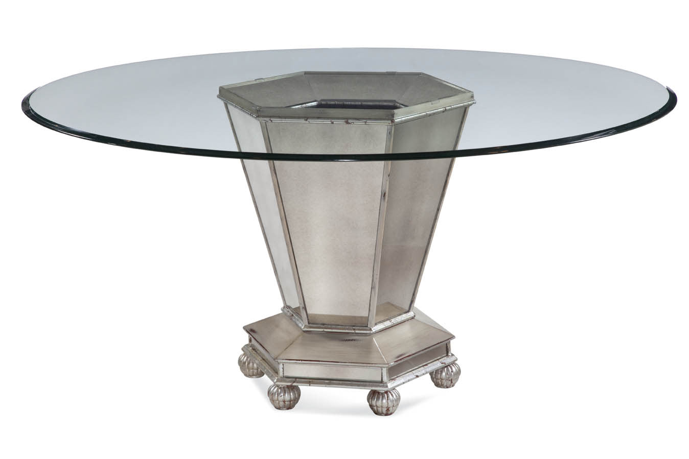 Mara Round Mirrored Dining Table