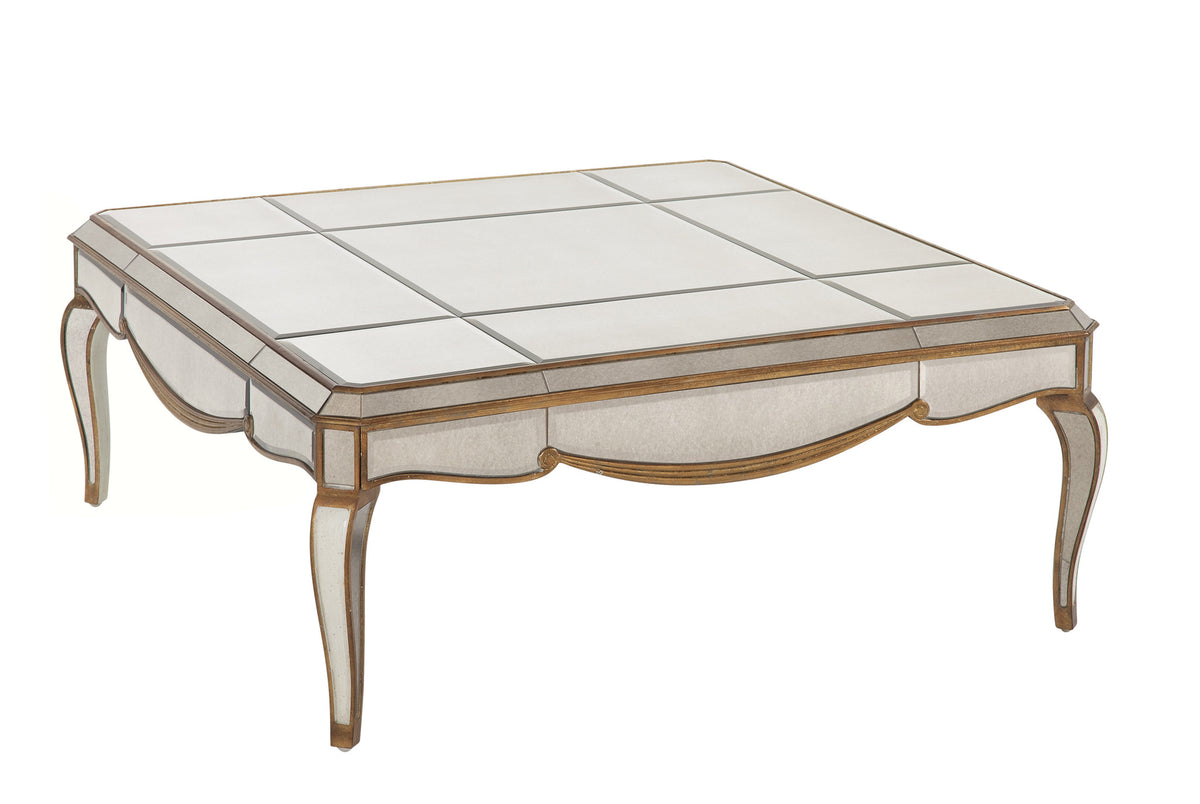 Claire Mirrored Cocktail Table