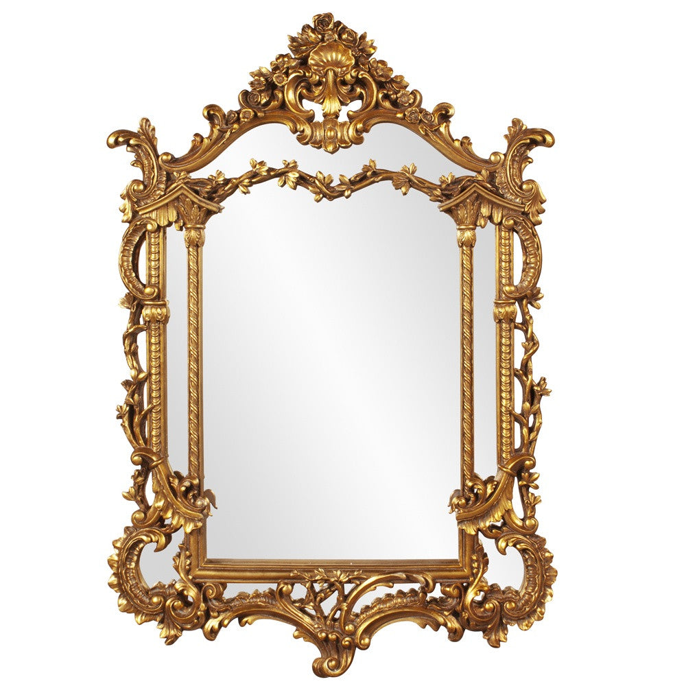 Antique Gold Leaf Baroque Mirror