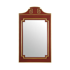 Red Lacquer Pagoda Mirror