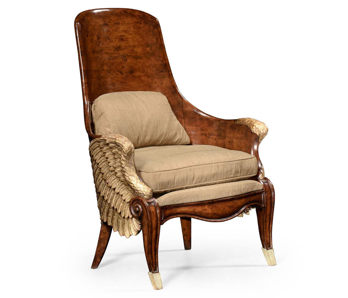 Walnut Empire Style Chair