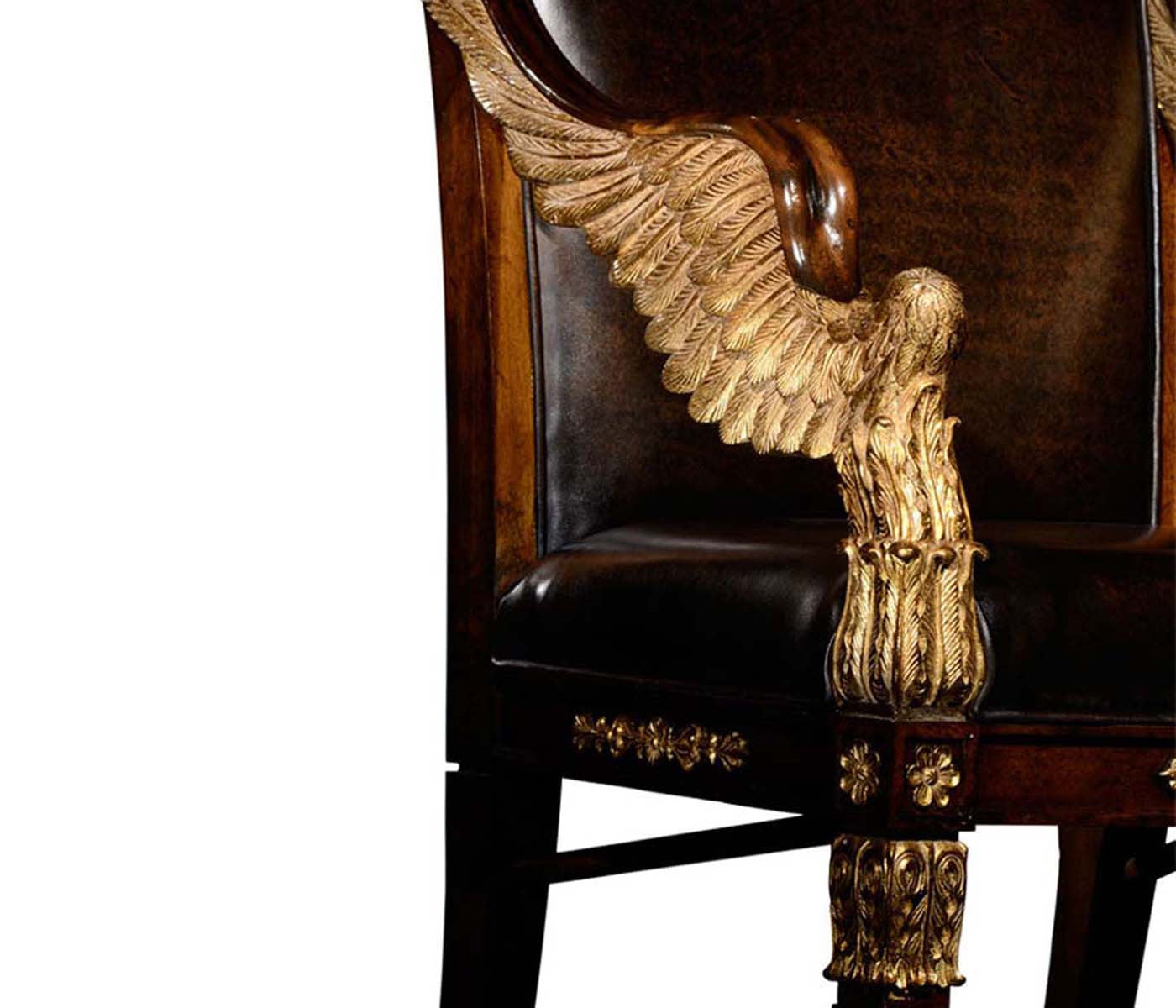 Golden Wings Empire Style Armchair
