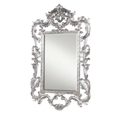 Louis XV Wall Mirror in Silver