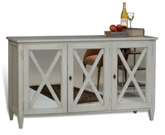 Elaine French Country Mirrored Sideboard