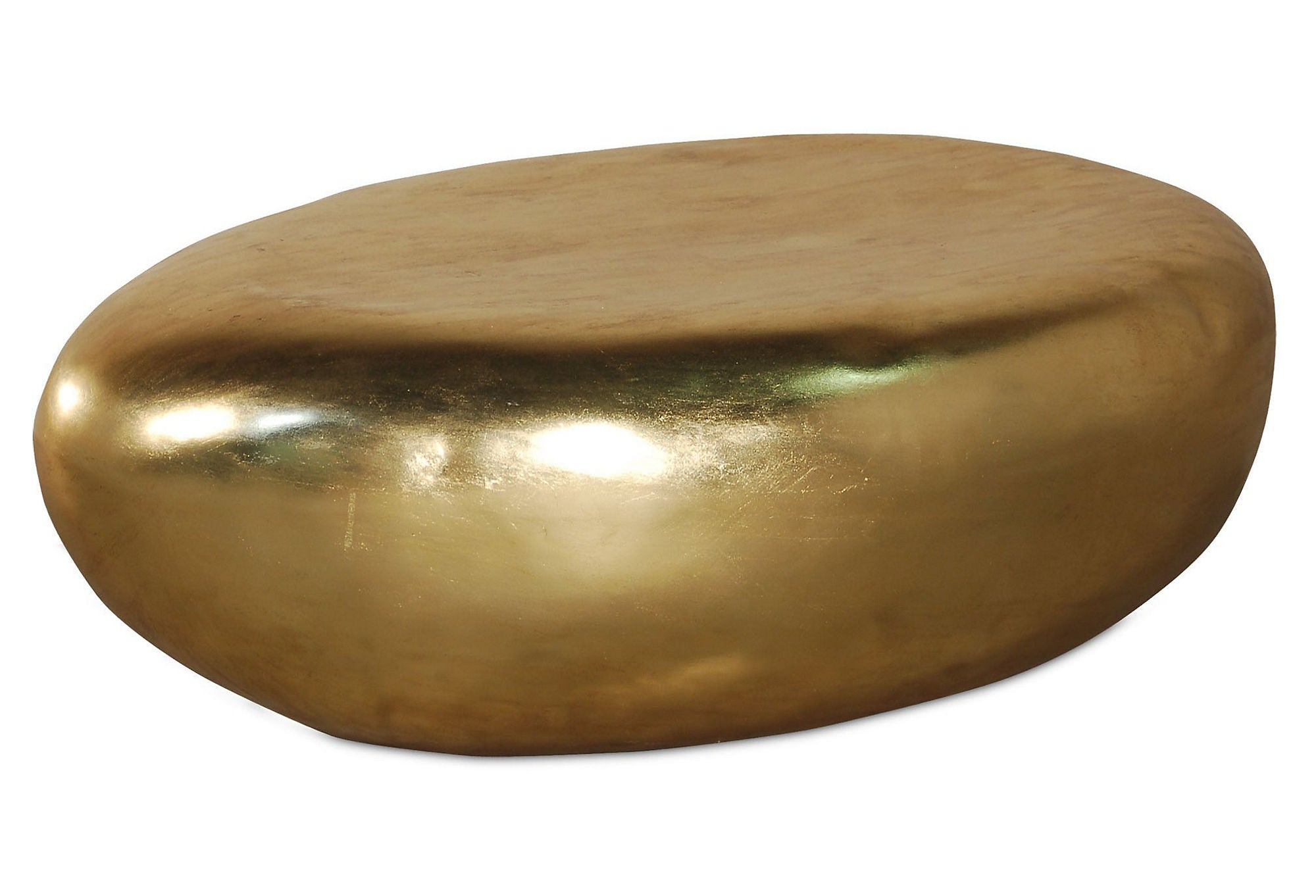 Gold Riverstone Cocktail Table (Small)