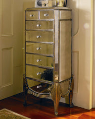 Claire Mirrored Jewelry Armoire