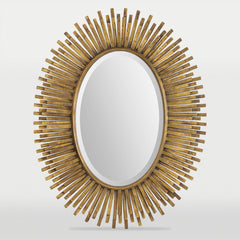Sole Gold Fringe Mirror