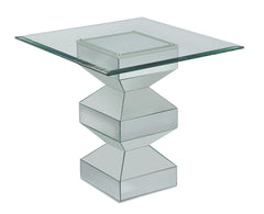 Lira Mirrored End Table